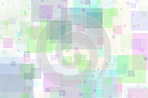 Overlapping squares abstract background image