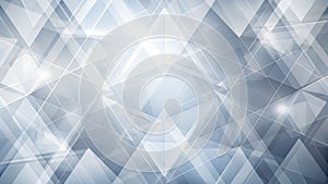 Abstract geometric pattern with overlapping translucent triangles and lines background