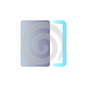 Overlay flat gradient color ui icon