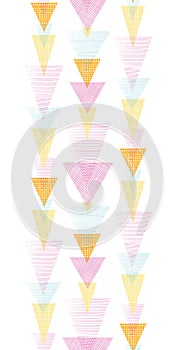 Overlayed triangles stripes vertical seamless