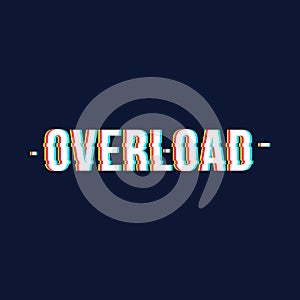 Overload date chromatic aberration