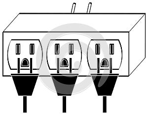 Overloaded power sockets