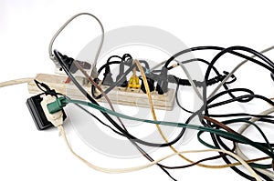 Overloaded power strip