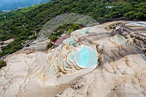 Overlook calcified landscape in Baishui Platform