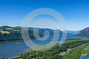 Overlook on the Columbia River gorge