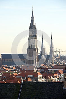 Overlook at Delft, the Netherlands