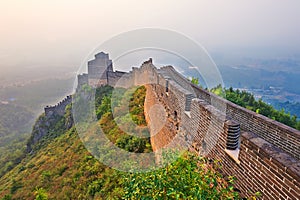 Overlook the Great Wall