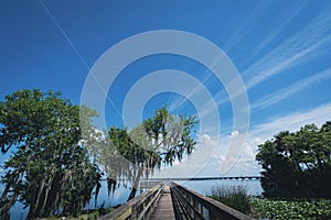 Overlook Park on Lake Jesup in Winter Springs, Florida