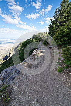 Overlook from Sandia Crest in the Sandia Mountains