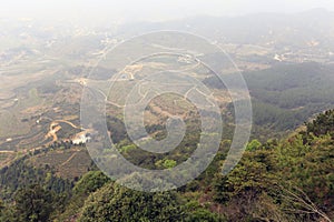 Overlook tianzhushan ( sky column ) mountain photo