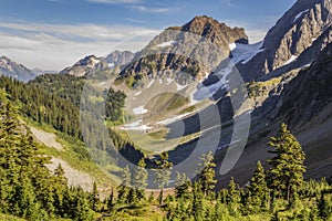 Cascade Pass at North Cascades National Park, Washington photo