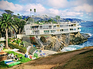Overlooking the Coast of Laguna Beach from Fishermans Cove, Divers Cove, and Boat Canyon photo