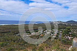 Overlooking Coolum Beach from Mt Emu lookout