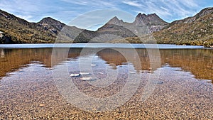 Overlooking Dove Lake to Cradle Mountain - Tasmania, Australia