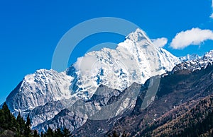 Overlooking of Four Girls Mountain