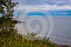 Overlooking Lake Superior from Two Harbors MN