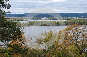 Overlooking Mississippi River From Effigy Mounds photo
