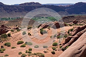 Overlooking Moab Utah photo