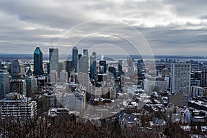 Overlooking Montreal City in Canada