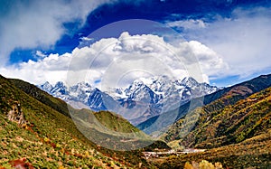 Overlooking Mount Gongga photo