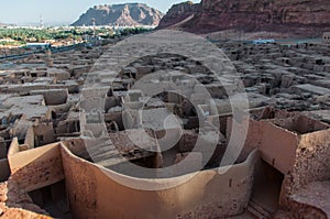 Overlooking the old city of Al Ula, Saudi Arabia photo