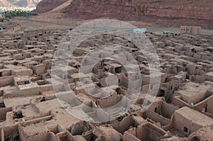 Overlooking the old city of Al Ula, Saudi Arabia photo