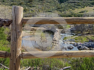 Overlooking the Old Mission Dam