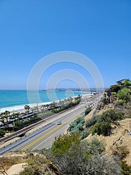 Overlooking the PCH at Capo Beach photo