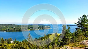 Overlooking Somes Sound in Acadia National Park - Maine