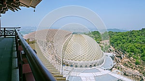 Overlooking the top of the fouding (Buddha top) palace