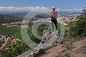Overlooking town of Veliko Tarnovo