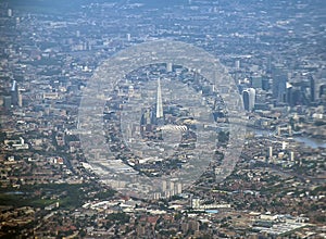 Overlooking the urban sprawl of the city of London