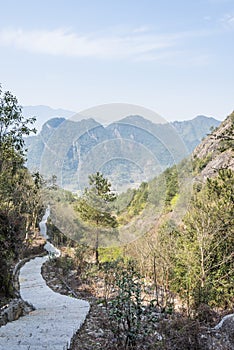 Overlooking valley