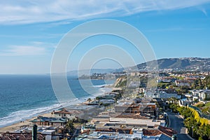 An overlooking view of nature in Dana Point, California