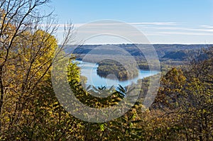 Overlooking Wisconsin River at Wyalusing