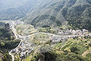 Overlooking Xialingyan village