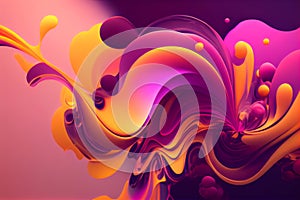 Overmixing and blending colors. Trendcolors background. Gradient