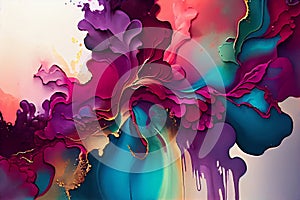 Overmixing and blending colors. Trendcolors background. Gradient