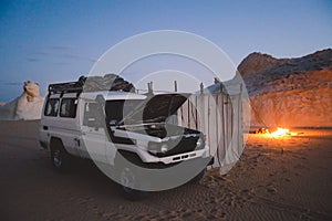 Overnight Camping Stay in the Heart of White Desert