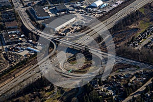 Overpass Bridge Aerial