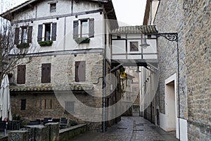 Overpass in Pamplona old town