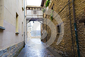 Overpass in Pamplona old town