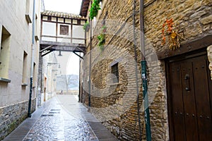 Overpass in Pamplona old town