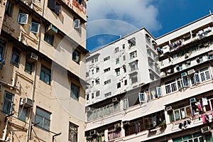 Overpopulated residential building