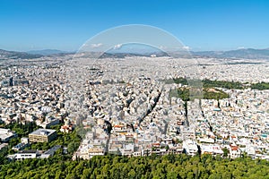 Overpopulated Scene in  Athens, Greece