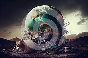 Overproduction. The earth suffers from a huge amount of unnecessary goods garbage and other junk