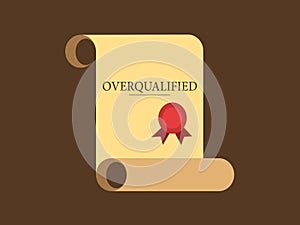 Overqualified overqualification
