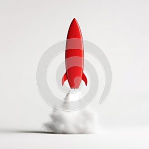 Oversized Surfboard Launching with Rocket Thrusters