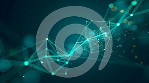 Overview of Abstract Digital Connections and Background in Data Visualization Techniques