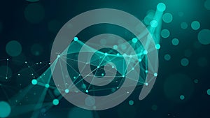 Overview of Abstract Digital Connections and Background in Data Visualization Techniques